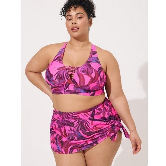 torrid Other - TORRID 4 swimsuit 2 piece pink tropical